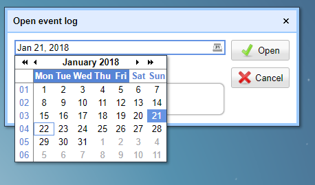 Date select