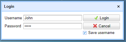 Login Window